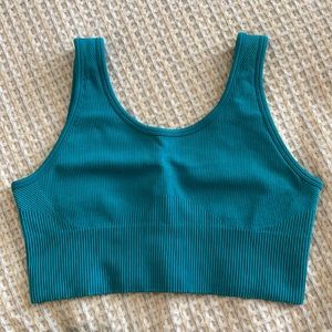 Turquoise Sports Bra